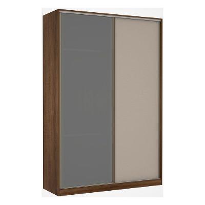 Guarda Roupa 2 Portas De Correr 159 Cm Dourado Com Connect