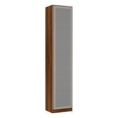Guarda Roupa Sapateira 1 Porta Alumínio 50cm Prata