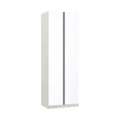 Guarda-roupa 2 Portas 80 Cm Legno Crema Com Branco Mat