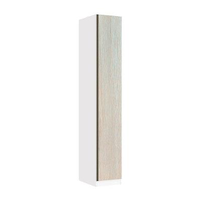 Guarda Roupa Modulado 1 Porta 40cm Branco Com Legno Crema