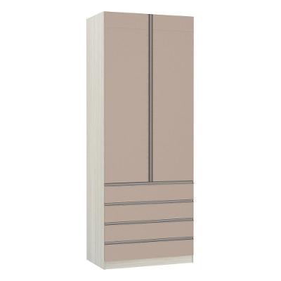 Guarda-roupa 2 Portas 90 Cm Legno Crema Com Connect