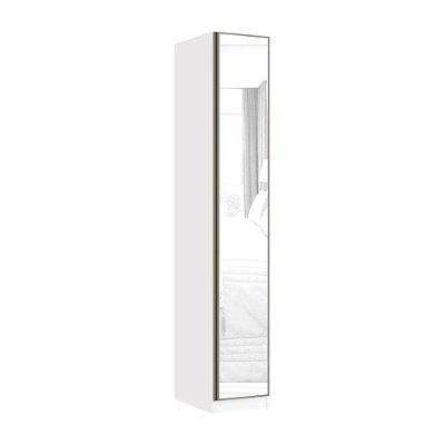 Guarda Roupa Modulado 1 Porta 40cm Branco Com Espelho
