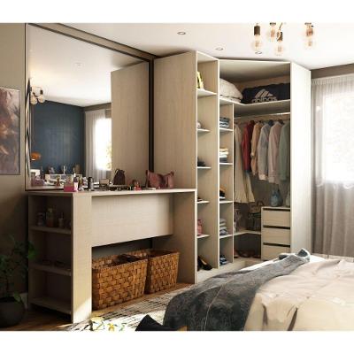 Guarda Roupa Cabideiro E Bancada Crema Com Connect