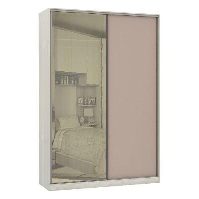 Guarda-roupa 2 Portas De Correr 8 Cm Crema Com Connect