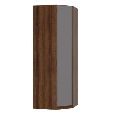 Guarda Roupa Canto 1 Porta 83cm Dourado Com Cinza Puro