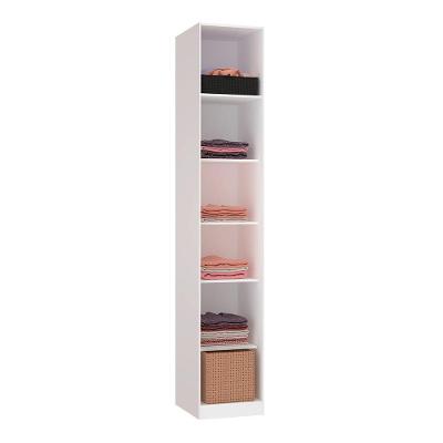 Guarda Roupa Closet Sem Porta 40,3cm 5 Prateleiras Branco