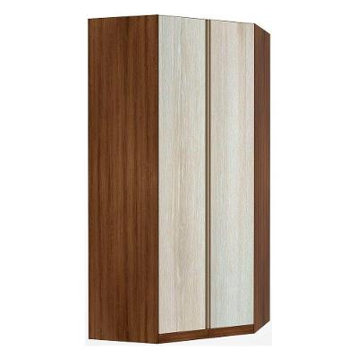 Guarda Roupa Canto 2 Portas 111,9cm Dourado Com Legno Crema