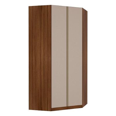 Guarda Roupa Canto 2 Portas 111,9cm Dourado Com Connect