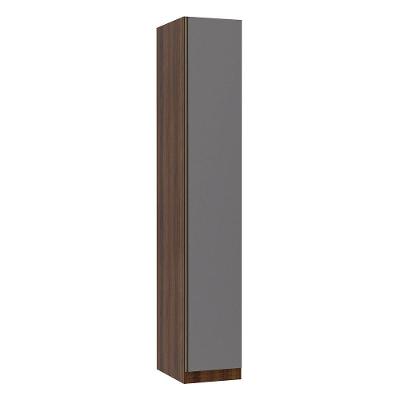Guarda Roupa 1 Porta 40cm Dourado Com Cinza Puro
