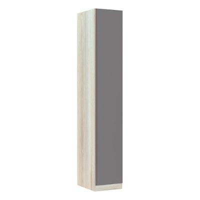 Guarda-roupa 1 Porta 40cm Prime Plus Luciane Cinza Puro