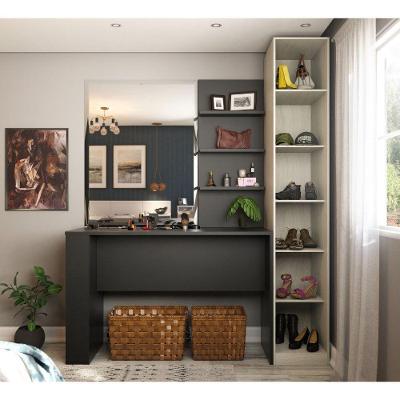 Guarda Roupa Com E Bancada Com Painel Legno Crema Com PTx