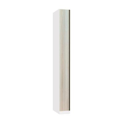Guarda Roupa Modulado 1 Porta 25cm Branco Com Legno Crema