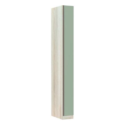 Guarda-roupa 1 Porta 25cm Legno Crema Com Verde Jade