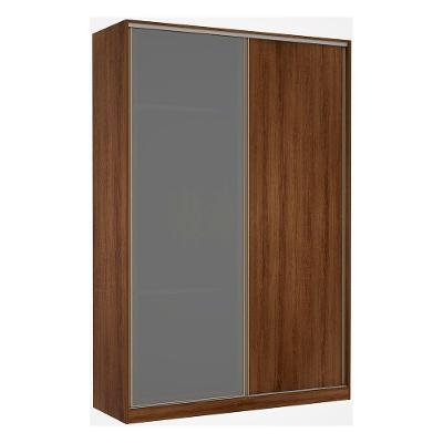 Guarda Roupa 2 Portas De Correr 159 Cm Dourado