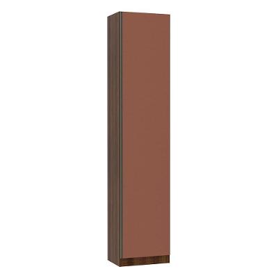 Guarda Roupa Sapateira 1 Porta 50cm Dourado Com Gaia