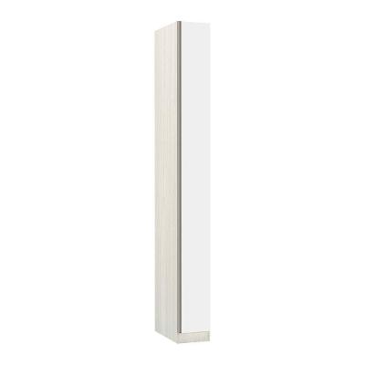 Guarda-roupa 1 Porta 25cm Legno Crema Com Branco Mat