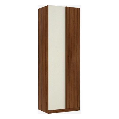 Guarda Roupa Canto Reto 1 Porta 80cm Dourado Com Kashmir