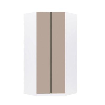 Guarda Roupa Canto 2 Portas 111,9cm Branco Com Connect