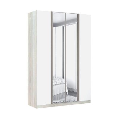 Guarda-roupa 4 Portas 160 Cm Legno Crema Com Branco Mat