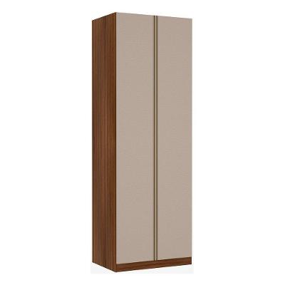 Guarda Roupa Solteiro 2 Portas 80 Cm Dourado Com Connect