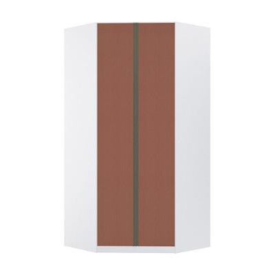 Guarda Roupa Canto 2 Portas 111,9cm Branco Com Gaia