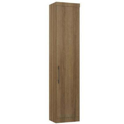 Guarda Roupa Sapateira Modulada 50cm 1 Porta Paris Luciane Móveis Avelã Pf Com Avelã Pf