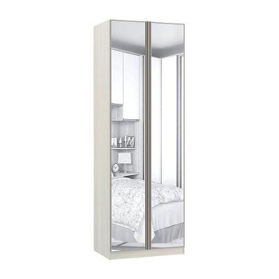 Guarda-roupa 2 Portas Com Espelho 80cm Legno Crema