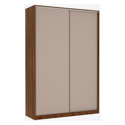 Guarda Roupa 2 Portas De Correr 159 Cm Dourado Com Connect