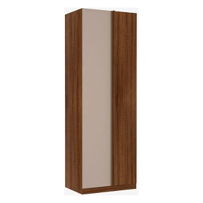 Guarda Roupa Canto Reto 1 Porta 80cm Dourado Com Connect