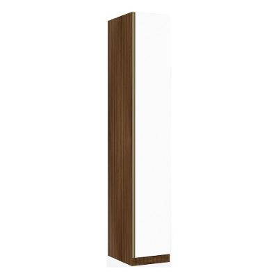 Guarda Roupa 1 Porta 40cm Dourado Com Branco Mat