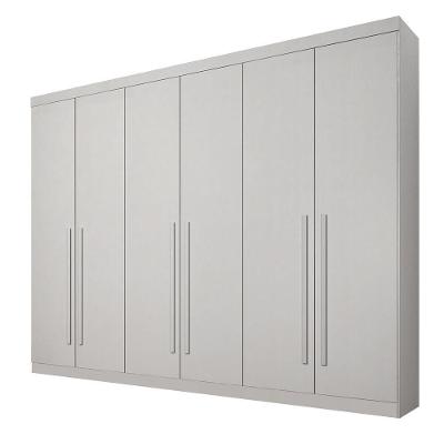 Guarda Roupa 6 Portas Gramado Neve