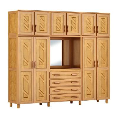 Guarda-roupa Casal Mel 10 Portas Espelho 4 Gavetas