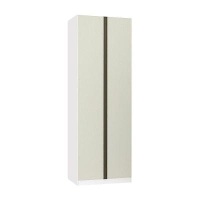 Guarda Roupa Modulado 2 Portas 80cm Branco Ff Com Kashmir