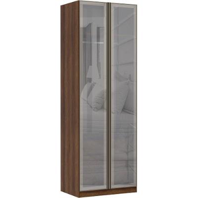 Guarda Roupa 2 Portas 80 Cm Com Reflecta Prata