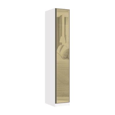 Guarda Roupa Modulado 1 Porta 40cm Bronze Branco Ff Bronze