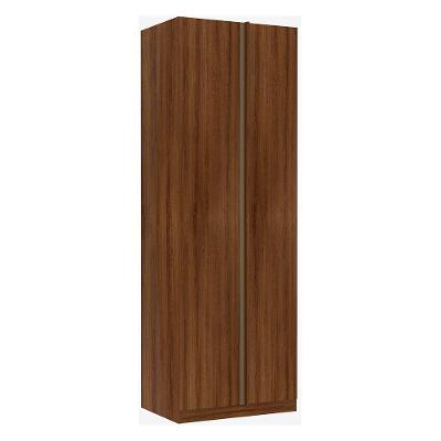 Guarda Roupa Canto Reto 1 Porta 80cm Dourado