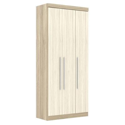 Guarda Roupa Modulado 3 Portas 2 Gavetas 192 Master Avelã Rústico/ártico Rústico - Eucamóveis