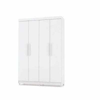Guarda Roupa 4 Portas Branco Flex Palmas