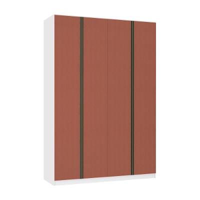 Guarda Roupa 4 Portas 159,2 Cm Branco Ff Com Gaia