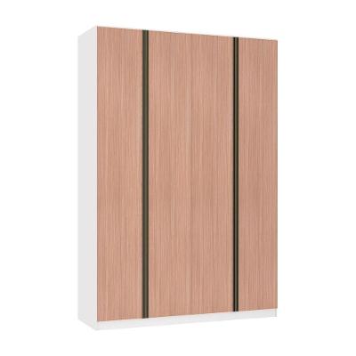 Guarda Roupa 4 Portas 159,2 Cm Branco Ff Com Cumaru