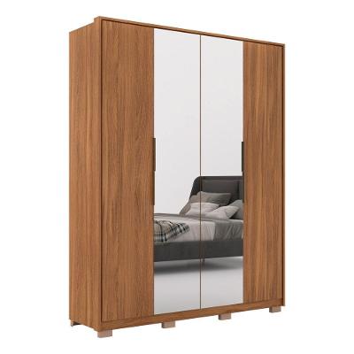 Guarda Roupa Casal Attore 4 Portas 2 Espelhos