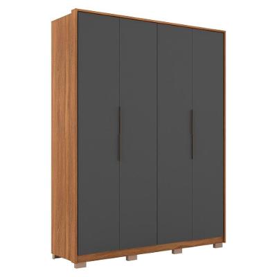 Guarda Roupa Casal Attore 4 Portas 3 Gavetas