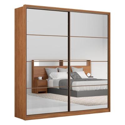 Guarda Roupa Casal Belga 2 Portas Deslizantes 2 Porta