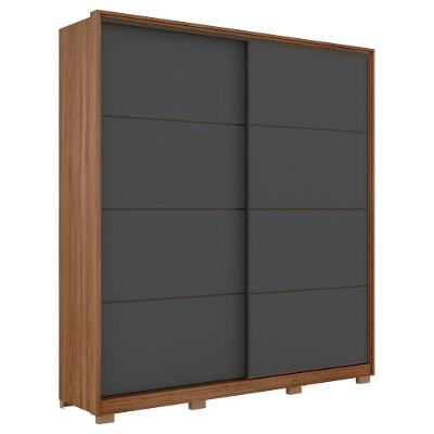 Guarda Roupa Casal Belga 2 Portas Deslizantes 3 Gavetas