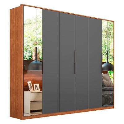 Guarda Roupa De Casal 6 Portas 2 Espelho Atrice Amendola