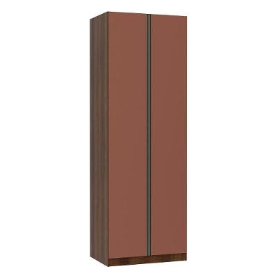 Guarda Roupa 2 Portas 2 Cabideiros 80 Cm Dourado Com Gaia