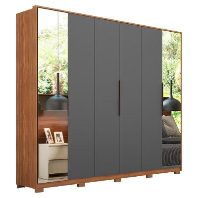 Guarda Roupa De Casal 6 Portas 2 Espelho Atrice