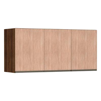 Maleiro Ponte 3 Portas 145 Cm Nogueira Dourado Com Cumaru