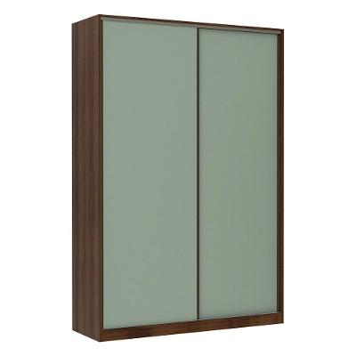 Guarda Roupa 2 Portas 159Cm Dourado Com Verde Jade