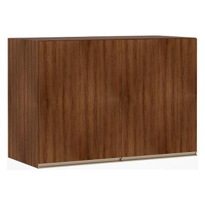 Maleiro Ponte 2 Portas 97 Cm Prime Nogueira Dourado